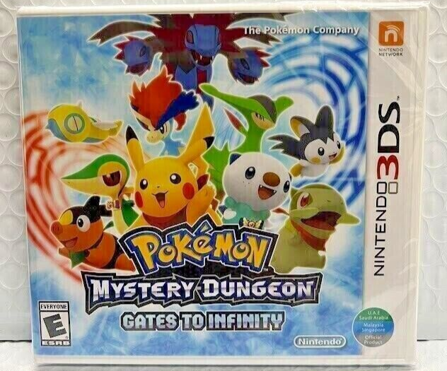 Brand New 3DS Pokemon Gates to Infinity & Super Mystery Dungeon Game Bundle