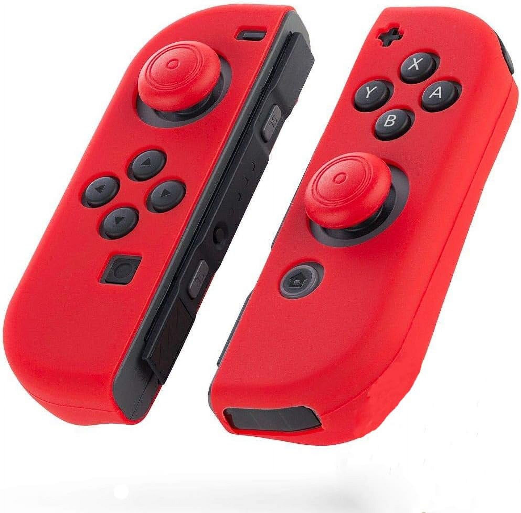 Nintendo - Joy-Con - Neon Red With Cleaning Electric kit Bolt Axtion Bundle Used