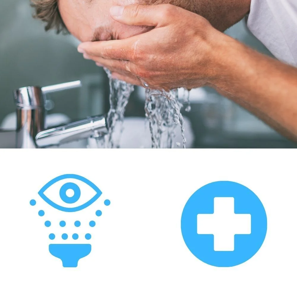 2 Bottles First Aid Eye / Body Wash Sterile by Medi-First Brand MS-55821