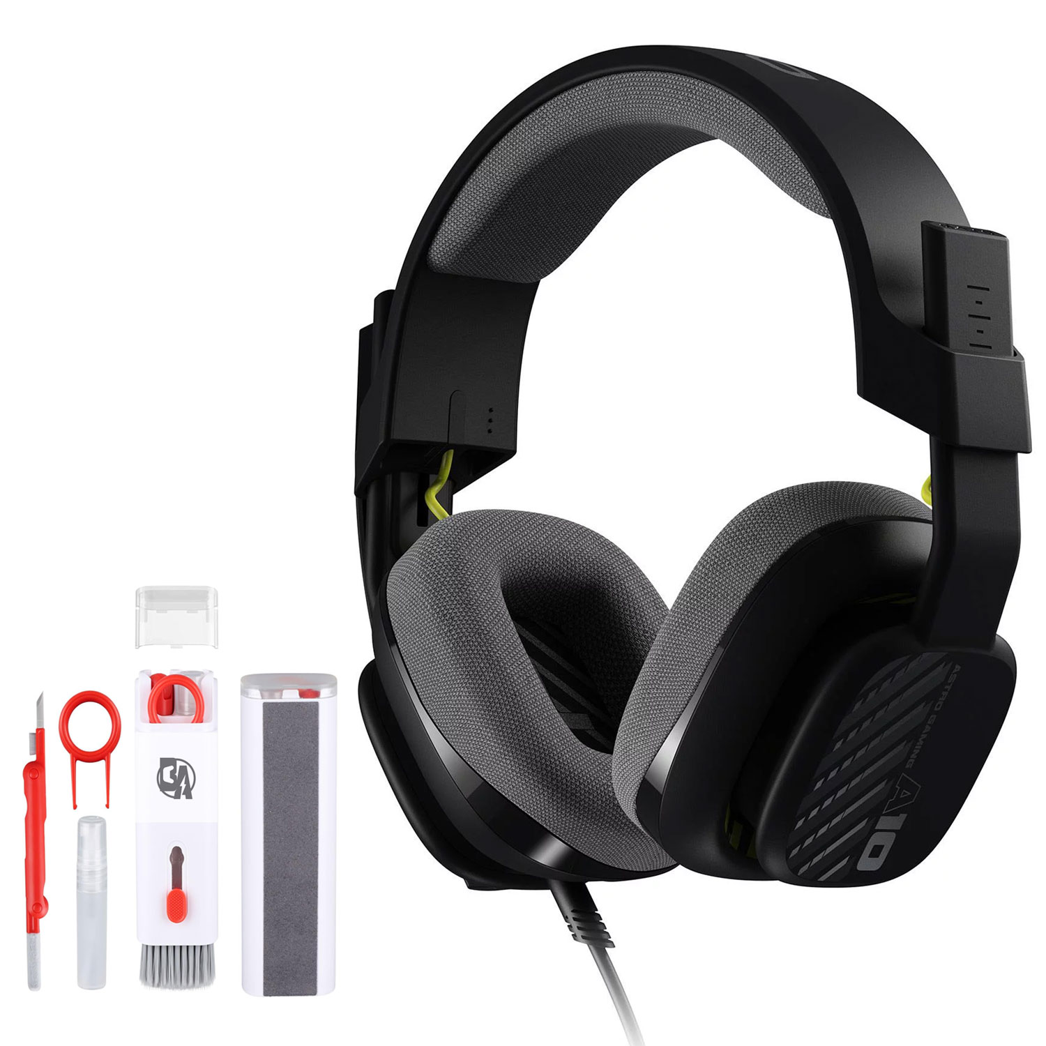 Astro Gaming A10 Gen 2 Wired Stereo Over-the-Ear Gaming Headset Black With Bolt Axtion Cleaning Kit Bundle Used