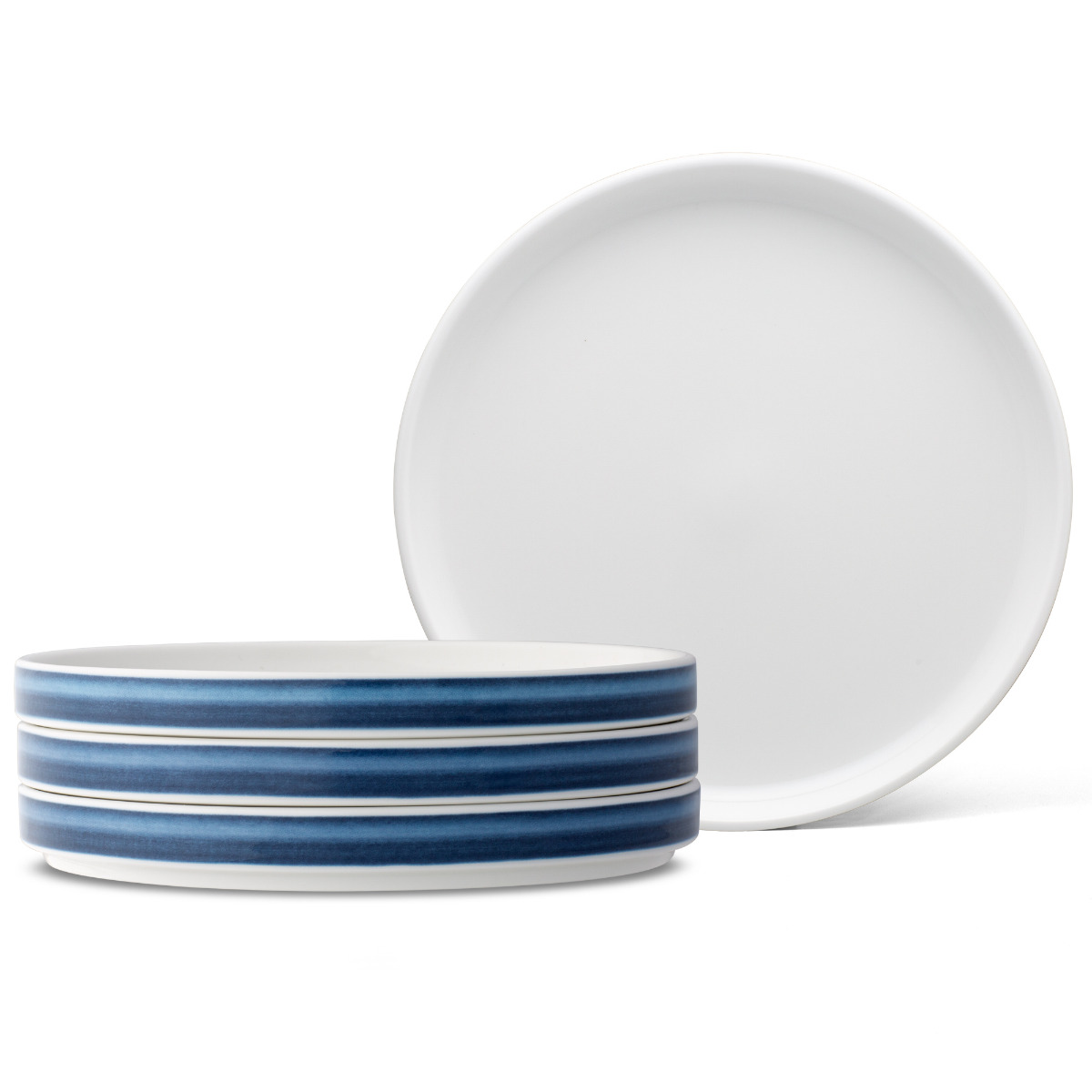 Noritake ColorStax Ombre Indigo Set of 4 Stax Salad Plates