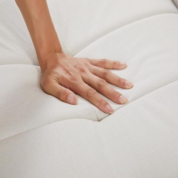 Arturesthome Convertible Double Folding Living Room Sofa Bed (Eucalyptus wood frame)