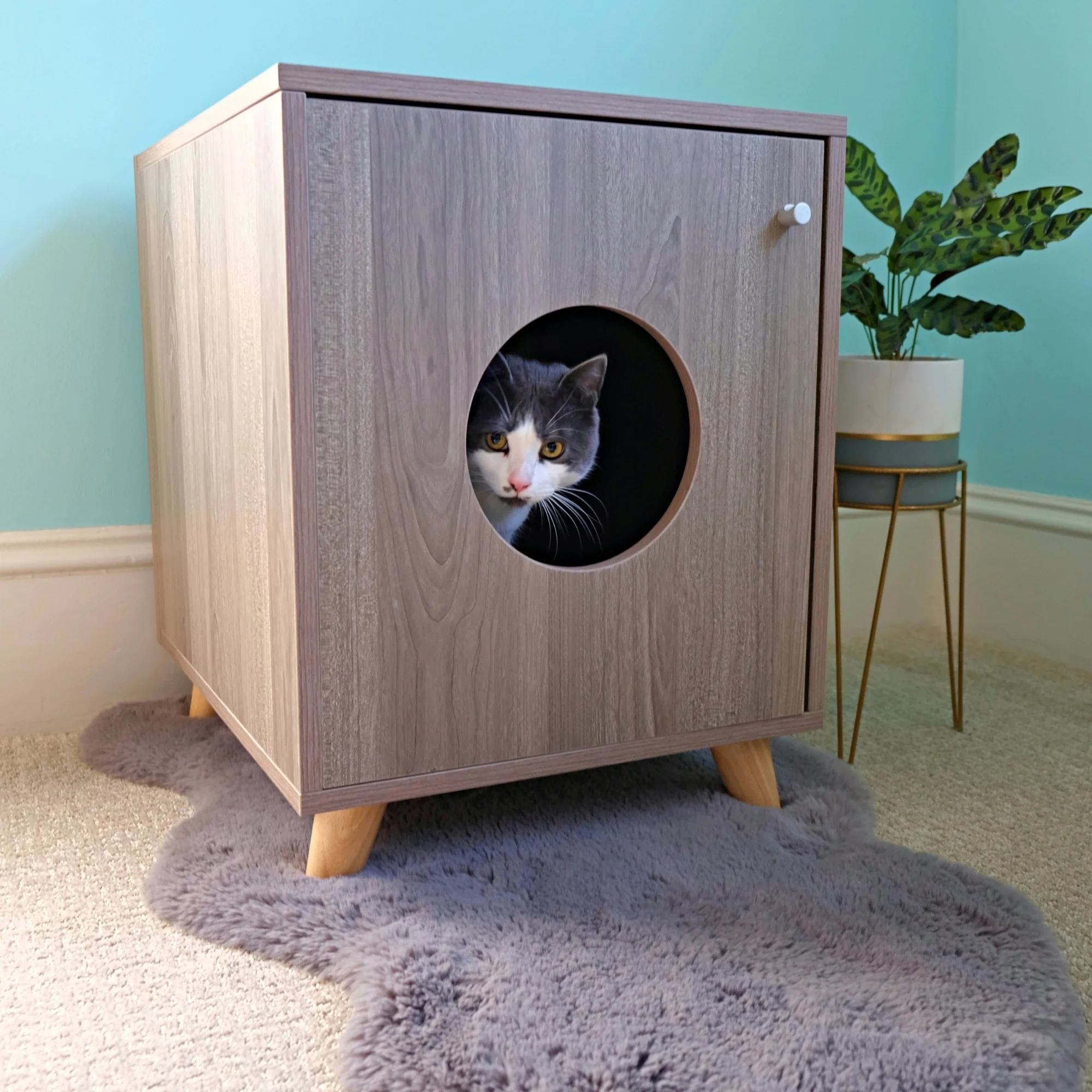 Midlee Hidden Cat Litter Box Furniture (Small)
