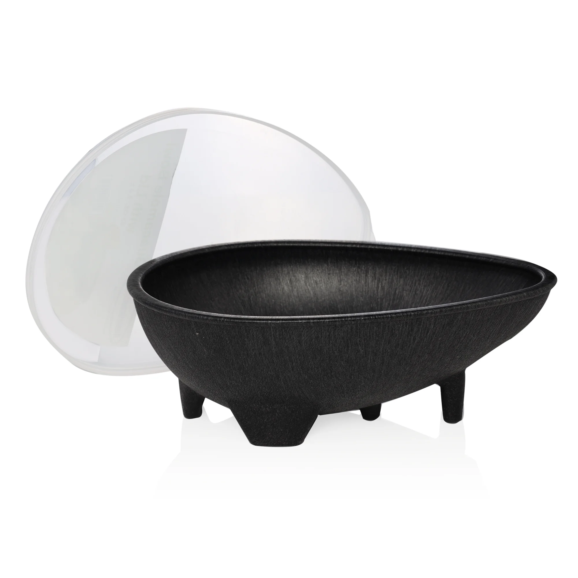 American Maid 83oz Guacamole Bowl, Pack 2, Black