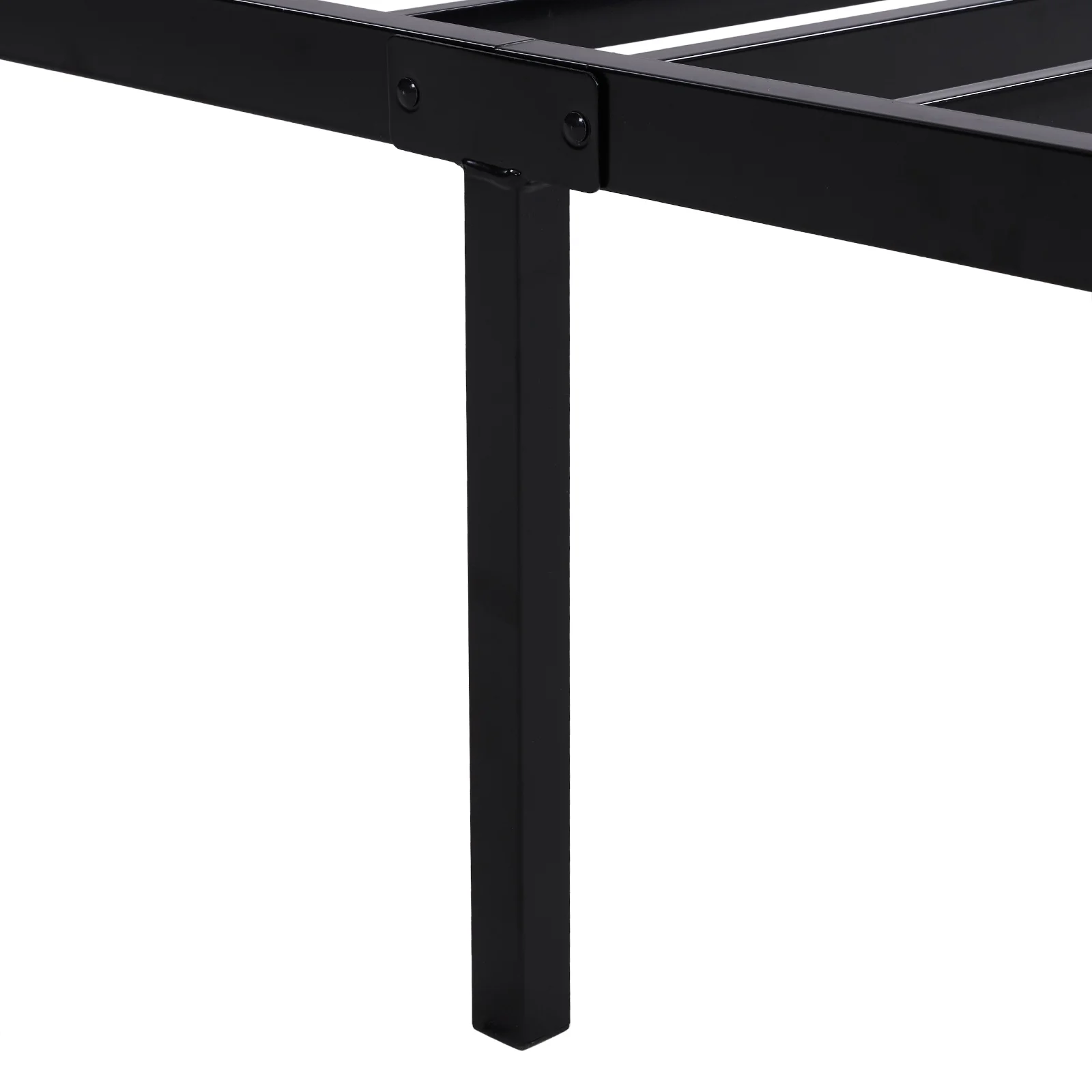 Roxona Simple Basic Iron Bed Frame Iron Bed 190.5*96.5*35.5cm Bed Height 14