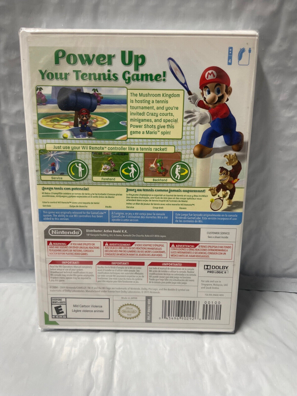 Mario Power Tennis - Nintendo Wii - World Edition