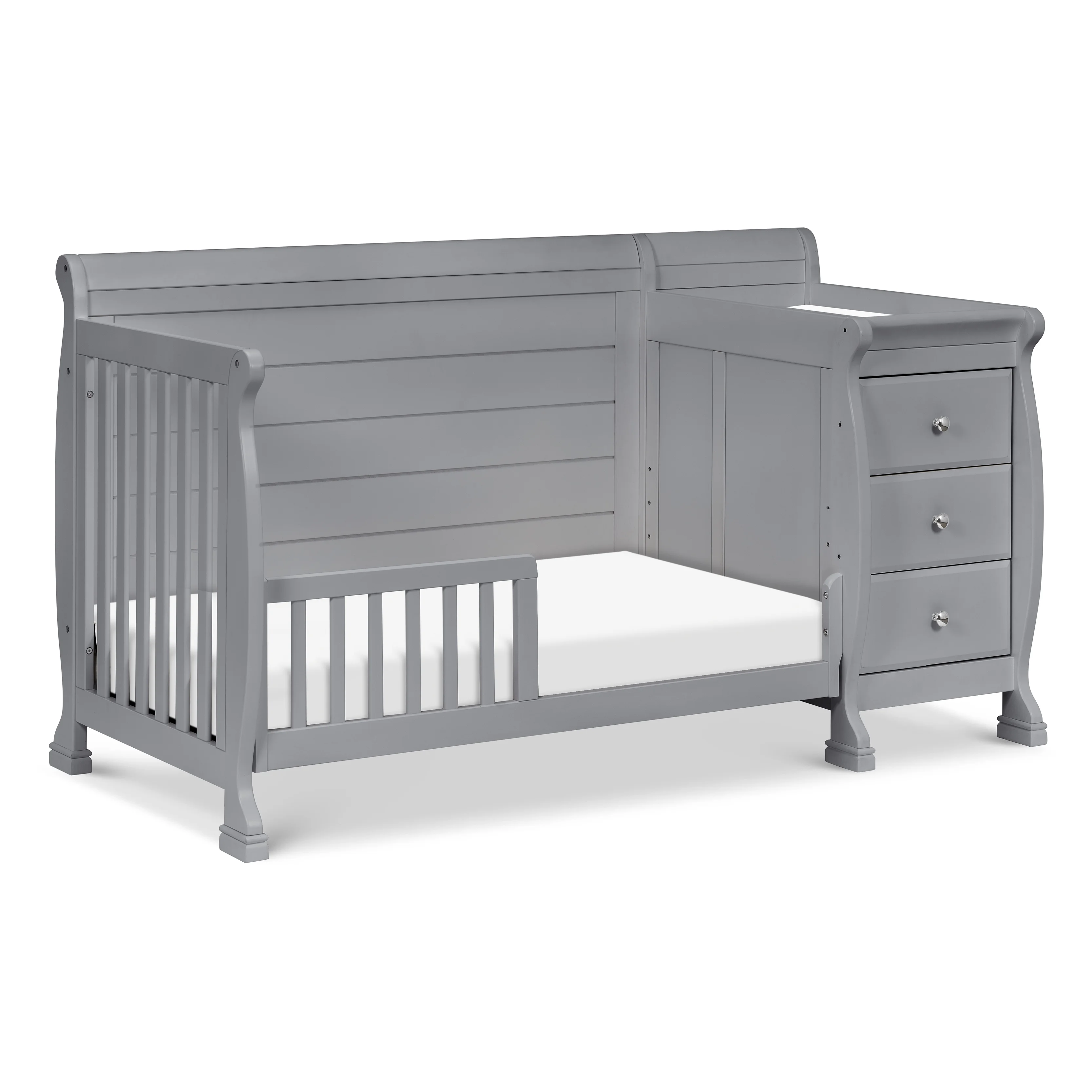 DaVinci Kalani 4-in-1 Convertible Crib & Changer in Grey