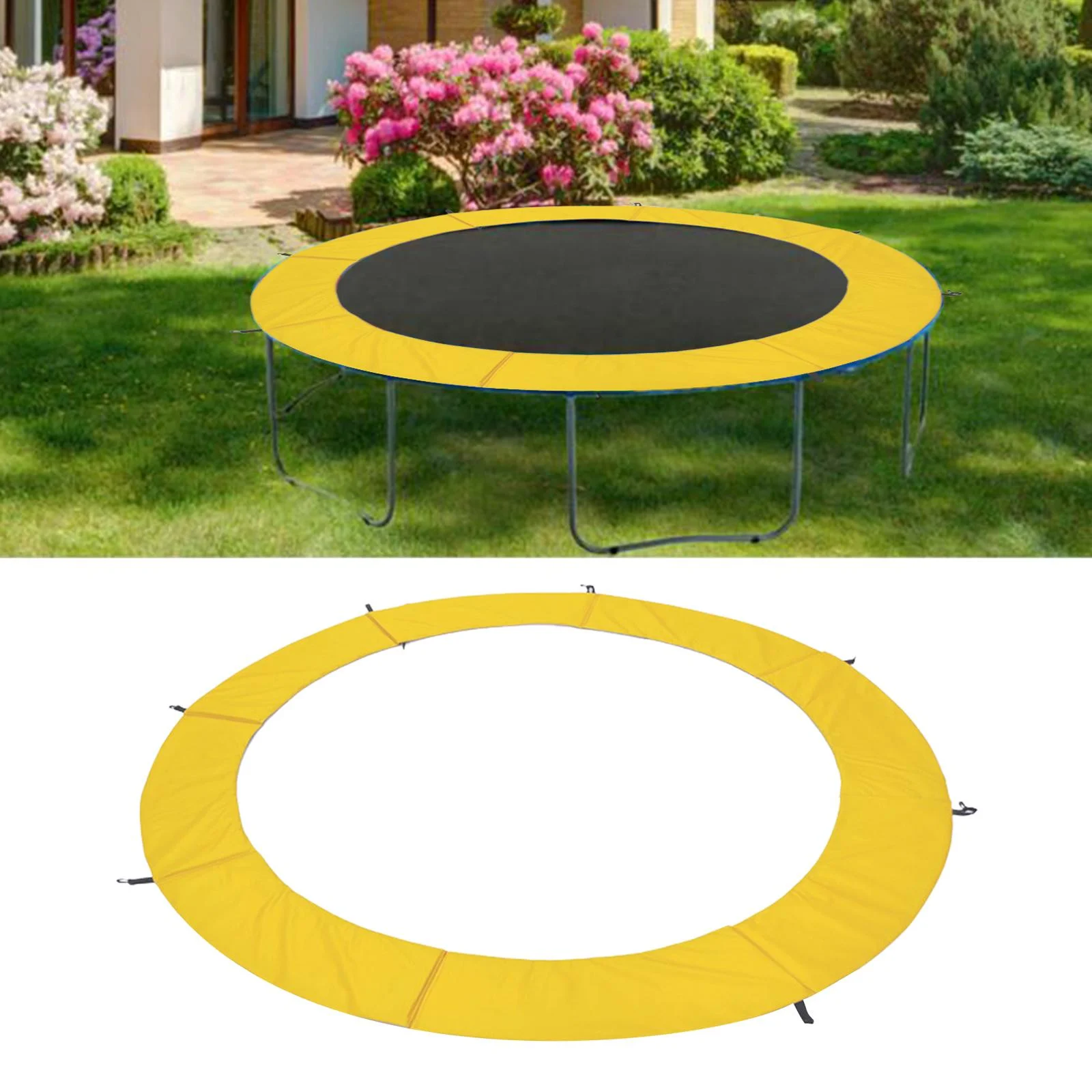 Trampoline Pad Cover Jumping Bed Cover Trampoline Edging Pad Frame Durable Water 13ft