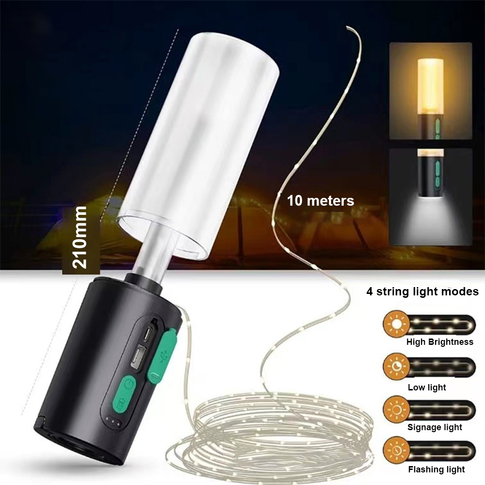 Apexeon Tent light,1000 Lumen 7 Modes 33Ft 1000 1 Lantern Lumen 4000mAh Lantern 33Ft 4000mAh IPX6 Waterproof 7 Decor Nebublu Tent Lumen Dazzduo Tent 7