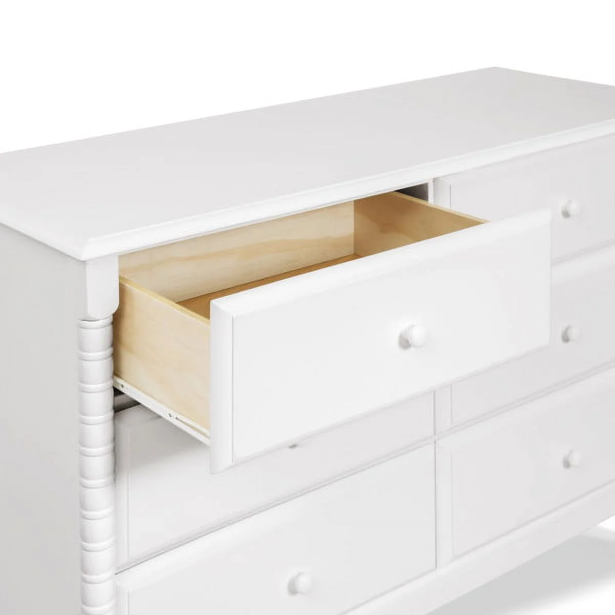 DaVinci Jenny Lind Spindle 6-Drawer Dresser in White