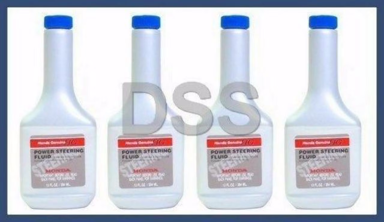 New Genuine Honda Acura Power Steering Fluid 12oz Set (x4) OE 082069002