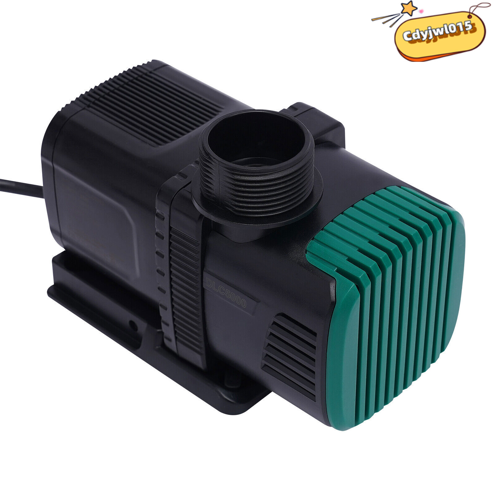 Black, Green 1500L/H Black, Green Submersible Water Frequency Conversion Pump Suitable Fresh Water and Seawater