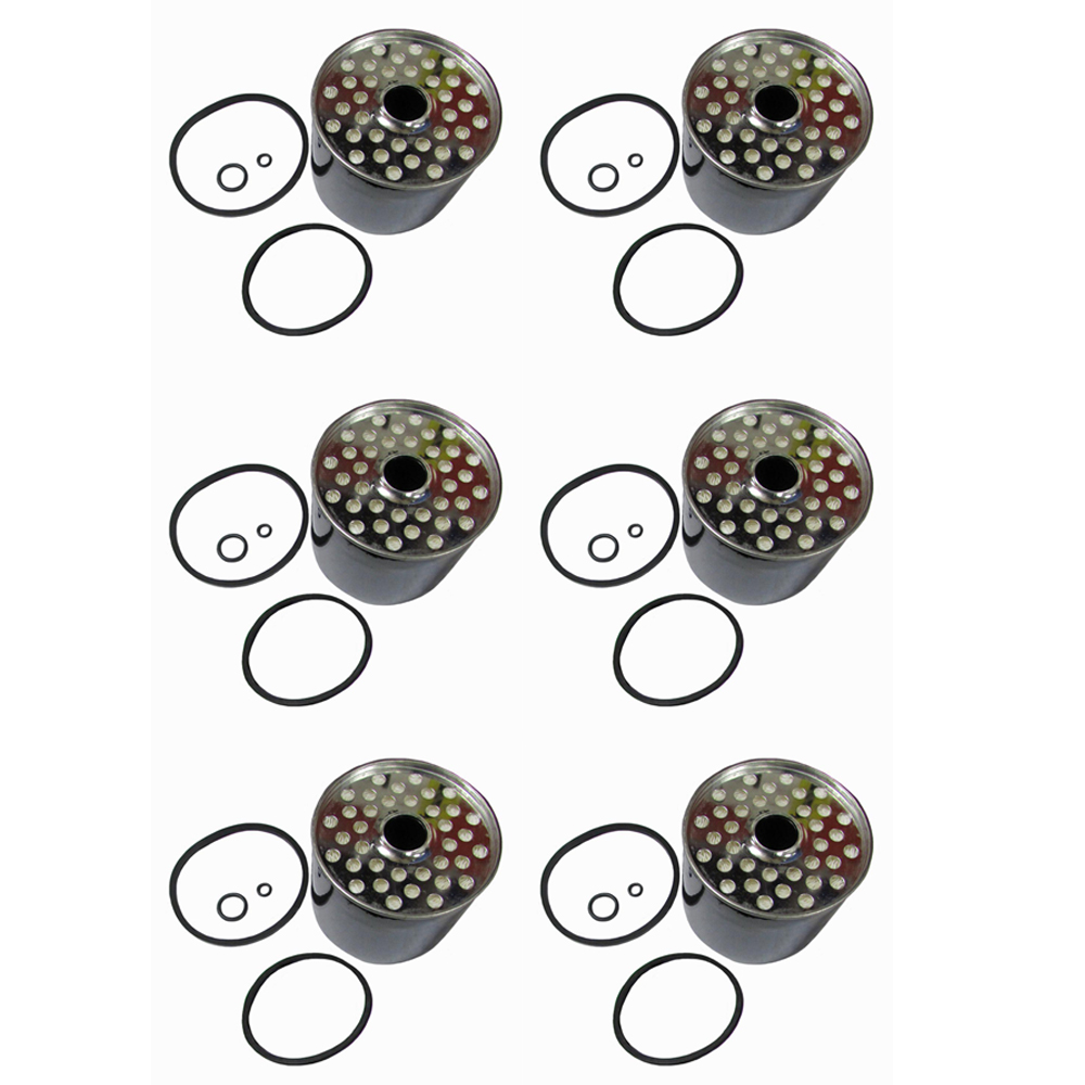 Six 6 Fuel Filters for JCB 1000 1135 1400B 1550 2000 8015 32400701 32401102