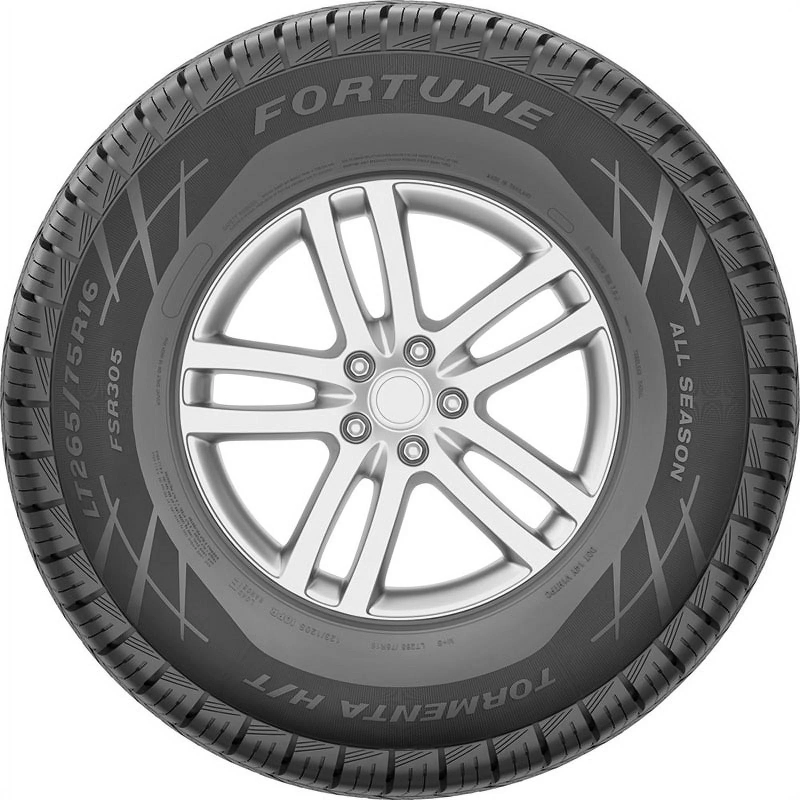 Set of 4 Fortune FSR305 LT275/65R18 123/120S E Tires
