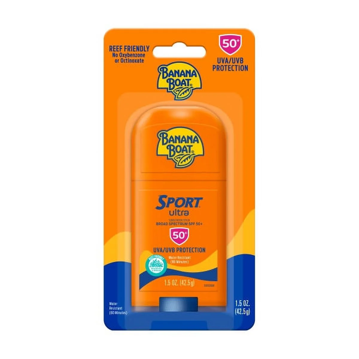 Banana Boat Ultra Sport Sunscreen Stick SPF 50+, 1.5 oz (Pack of 4)