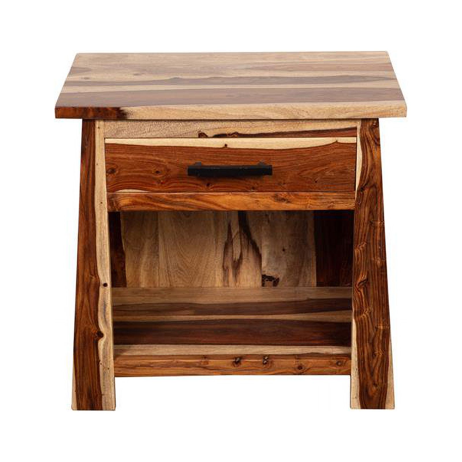 Kalispell 4 PC Solid Sheesham Wood Queen Bedroom Set