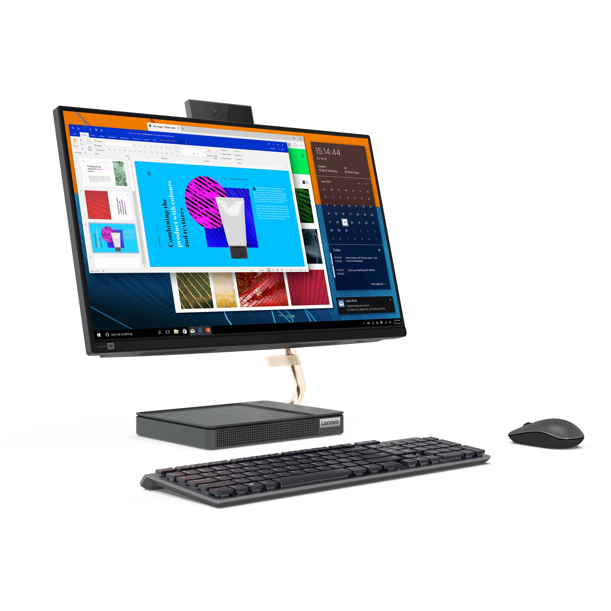 Lenovo IdeaCentre AIO 5 AMD Desktop, 23.8