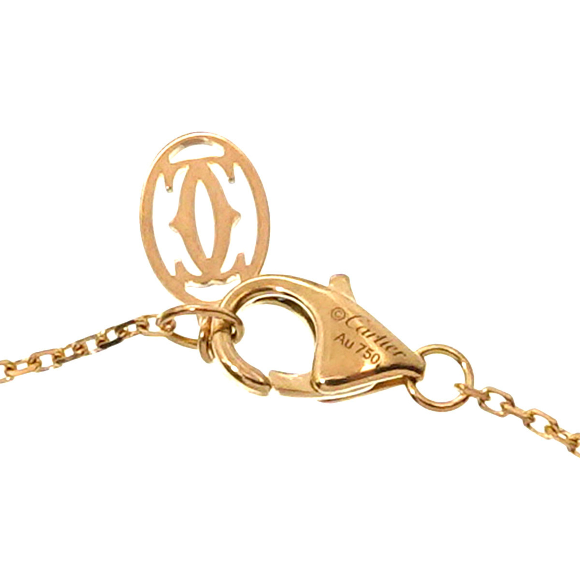 Pre-Owned Cartier Damour Bracelet XS 18.5cm Diamond K18 YG 750 Diamant Leger d Amour (Good)