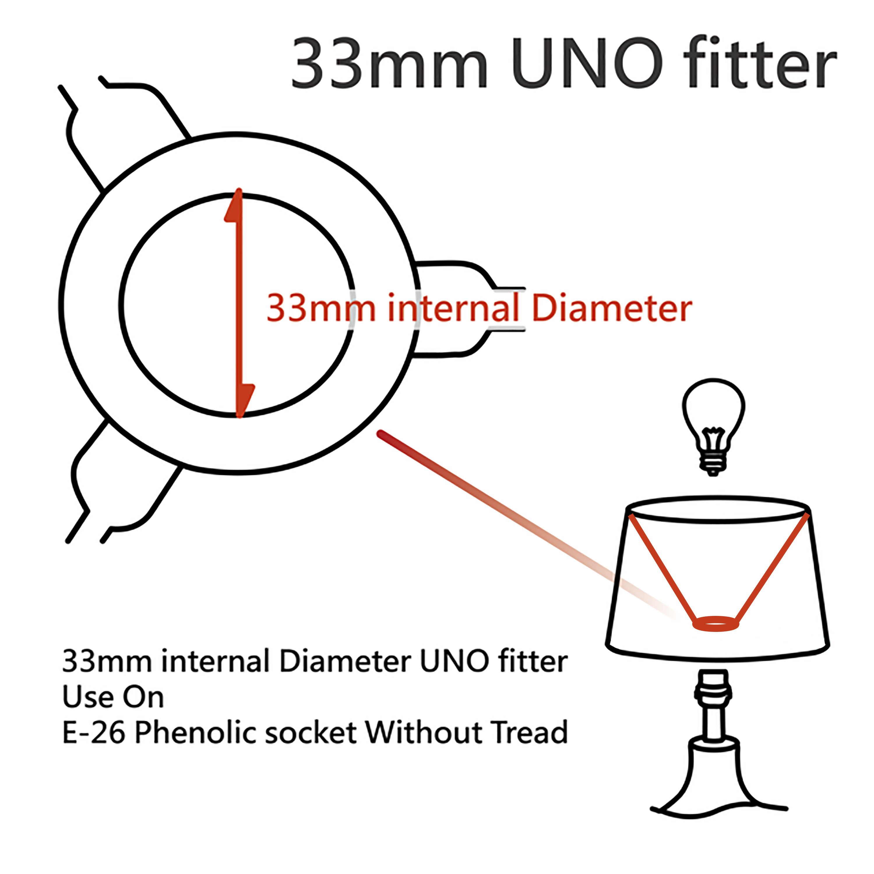 Aspen Creative 58027 Transitional Bell Shape UNO Construction Lamp Shade in Off White, 10