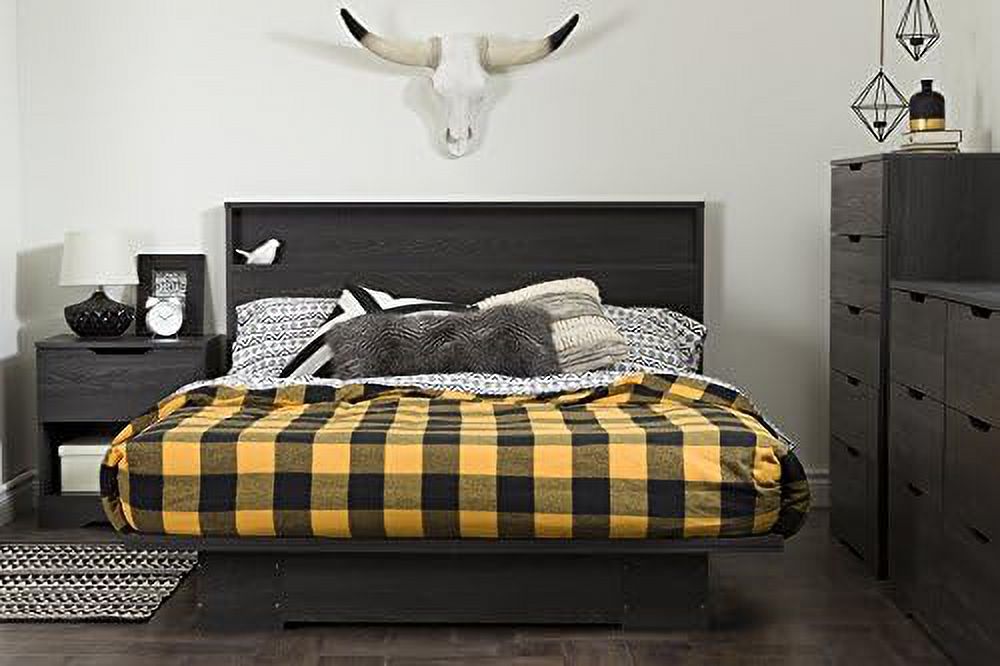 Collection 5-Drawer Dresser, Gray Oak With Cutout Handles