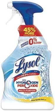 Hydrogen Peroxide Cleaner, Citrus Zest, 32 Oz Trigger Spray Bottle, 9/Carton