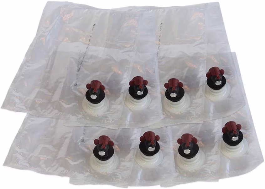 5L Bag-In-Box Bags [Eco-Friendly Glass Bottle Alternative] - Easily Bottle, Dispense & Store Your Wines, Coffees, Cocktails And More! - Great For Home Winemakers (BIB Bags , 50 Pack)