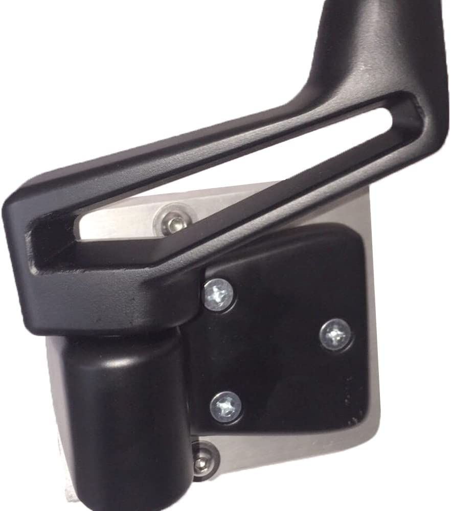 Military Mirror Adapter Plates- Fits Humvee Hard X-Doors- 2 Pack