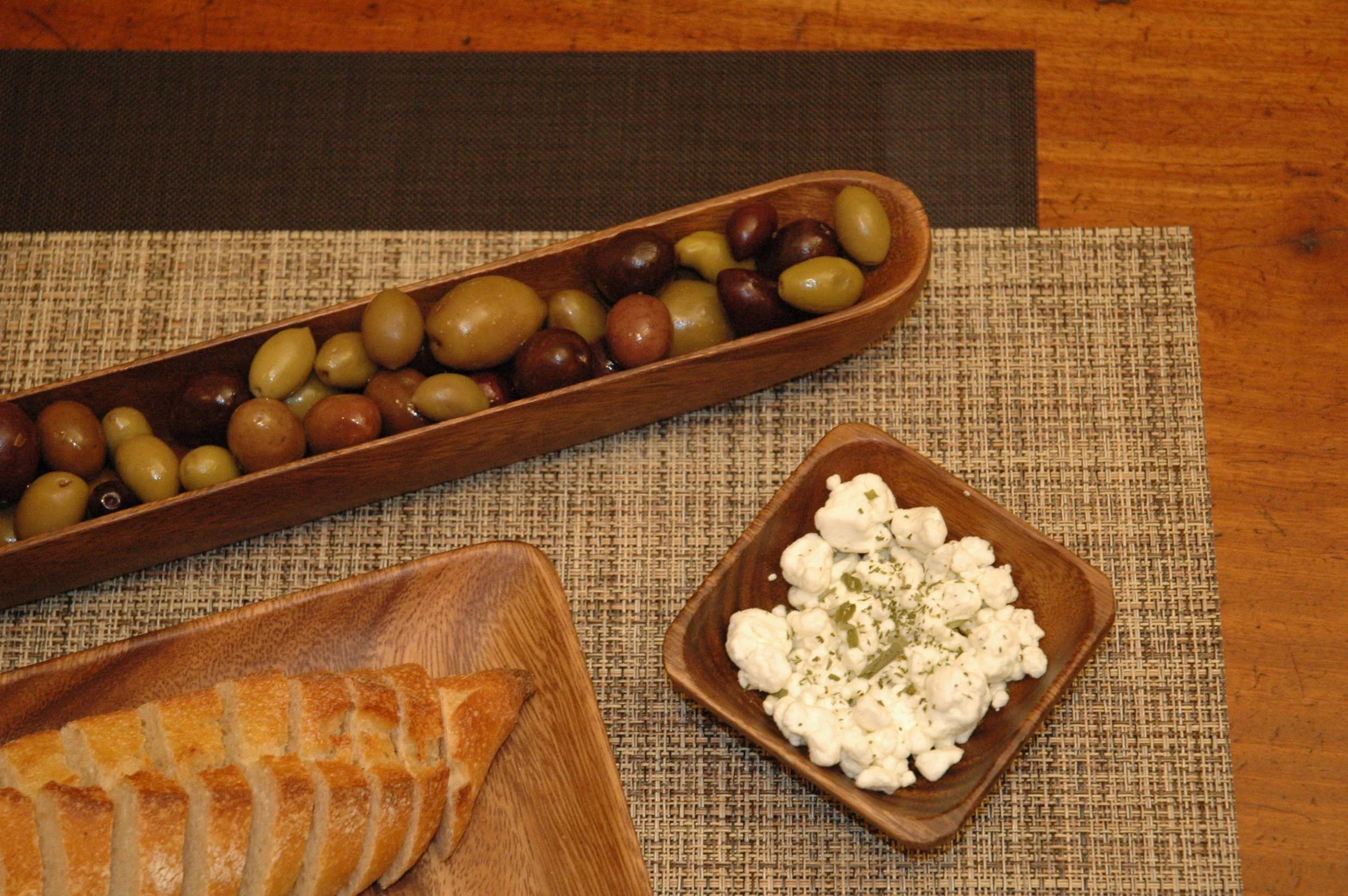 Acacia Wood Square Plate/Tray
