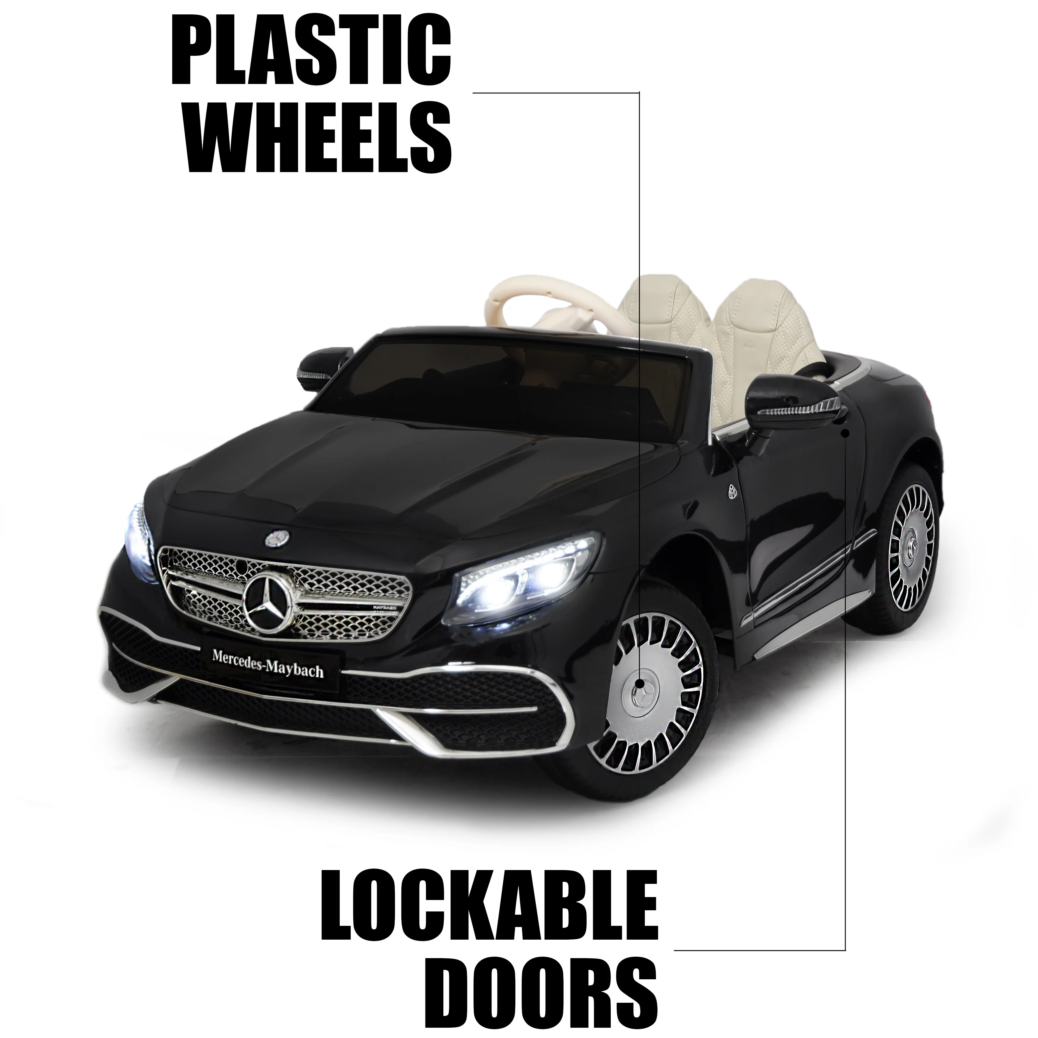 Mercedes Maybach 12V Powered Ride on Car for Kids with Remote Control