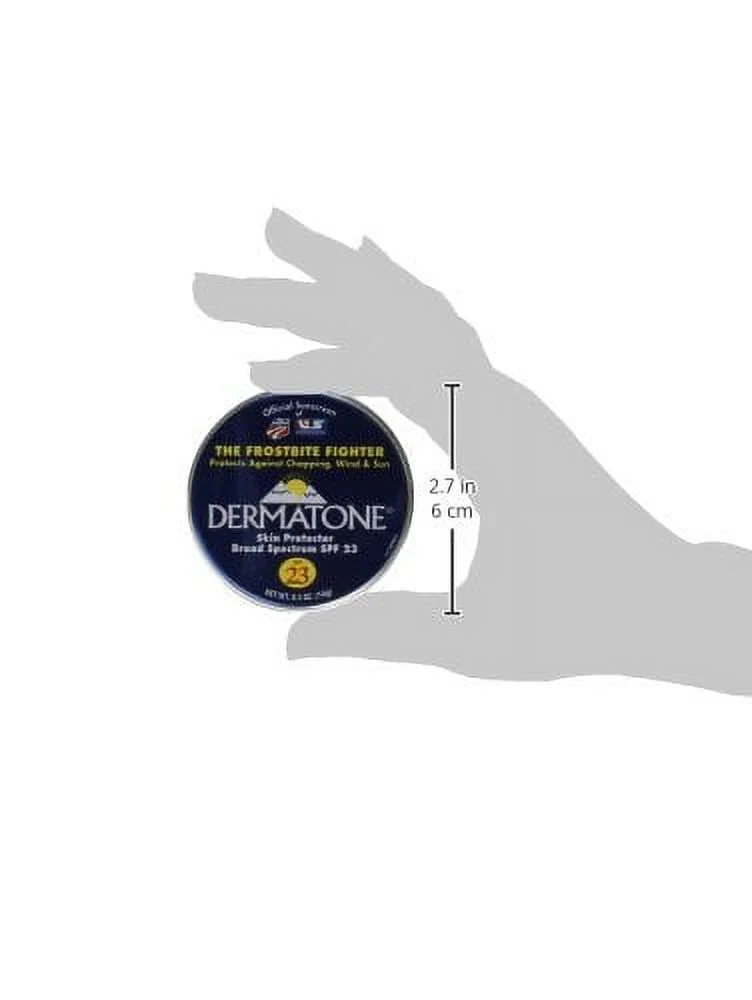 Dermatone SPF 23 Sun Protectant 0.5oz Tin Water Resistant UVA UVB Protection