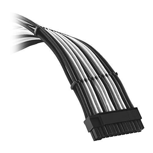 CableMod C-Series ModFlex Sleeved Classic Cable Kit for Corsair RM Black Label/RMi/RMX (Black + White)