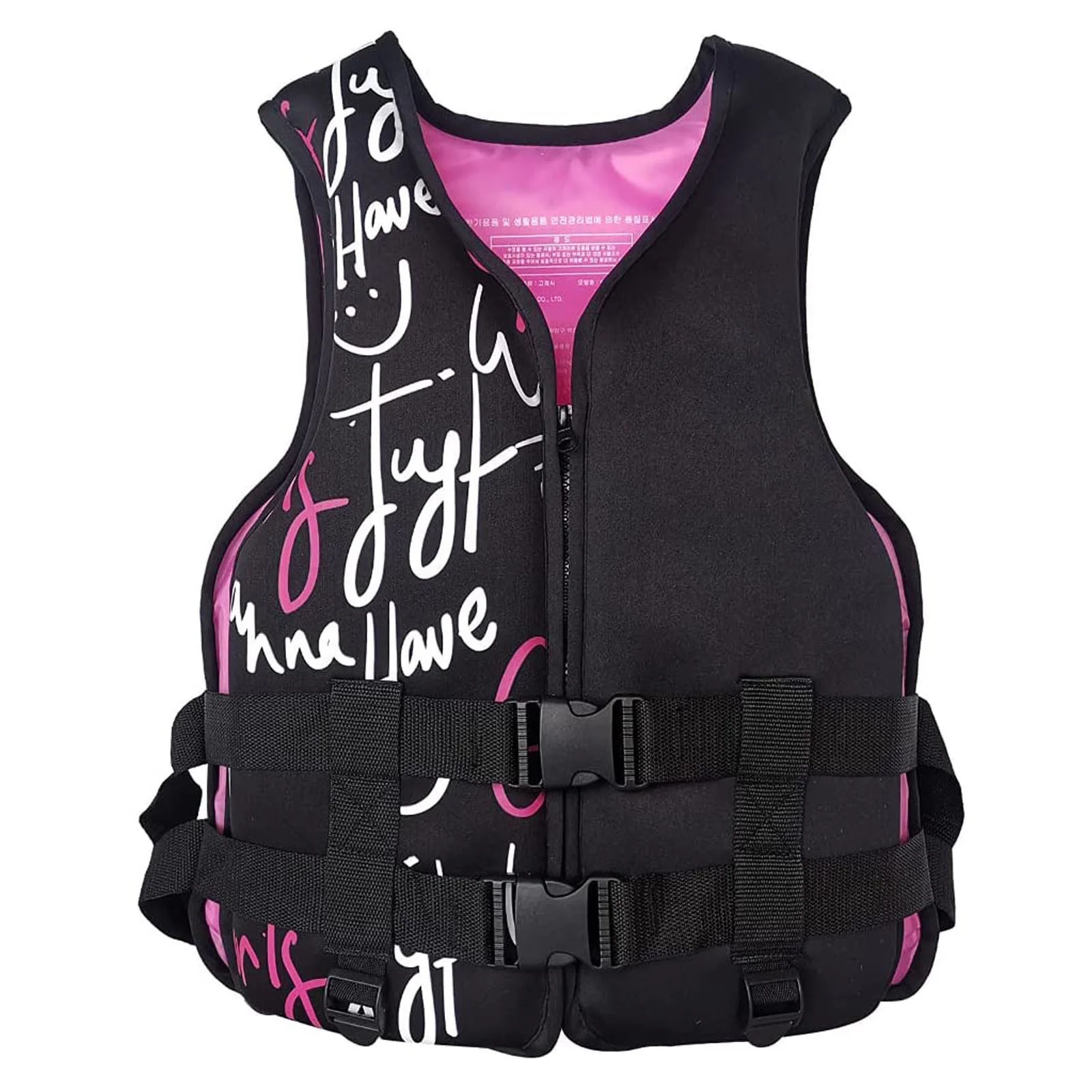 Summer Life Jacket Buoyancy Vest Swimming Vest Solid Life Vest Unisex