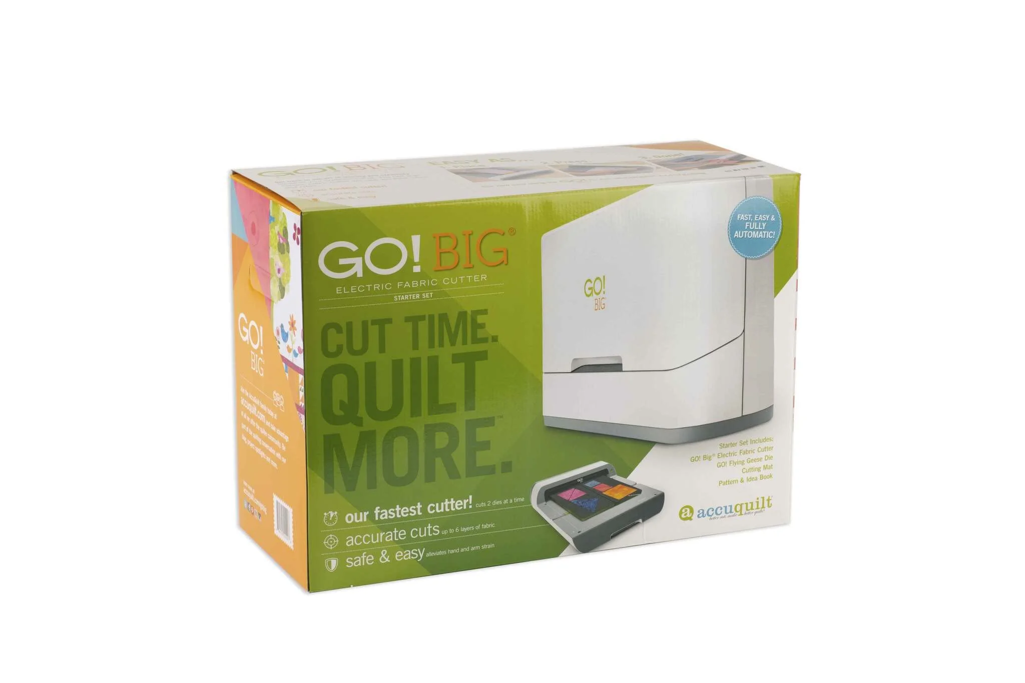 AccuQuilt GO! Big Electric Fabric Cutter & Starter Set 55500