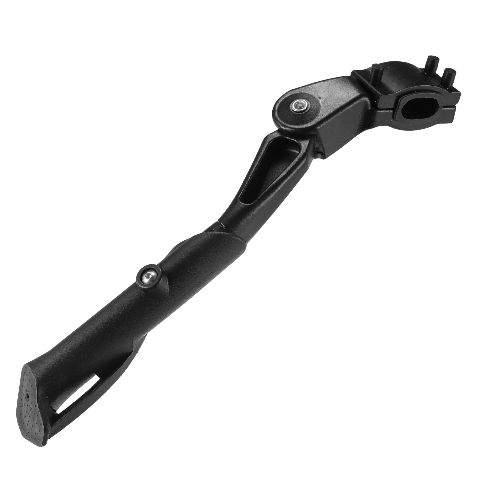 Unique Bargains 1 Set Fit 20-22 Inch Bicycles Adjustable Bicycle Stand w/ Central 3 Holes Non-Slip Side Stand Kickstand