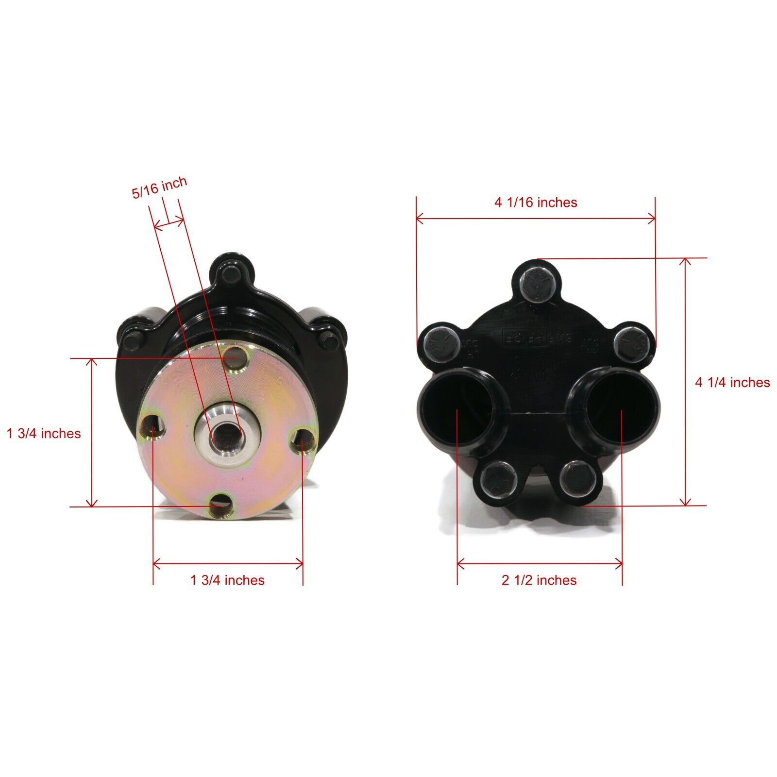 The ROP Shop | Water Pump Assembly For MerCruiser 5.7LX 350 V8 GM 4 BBL 0F601000-0K001526 Drive