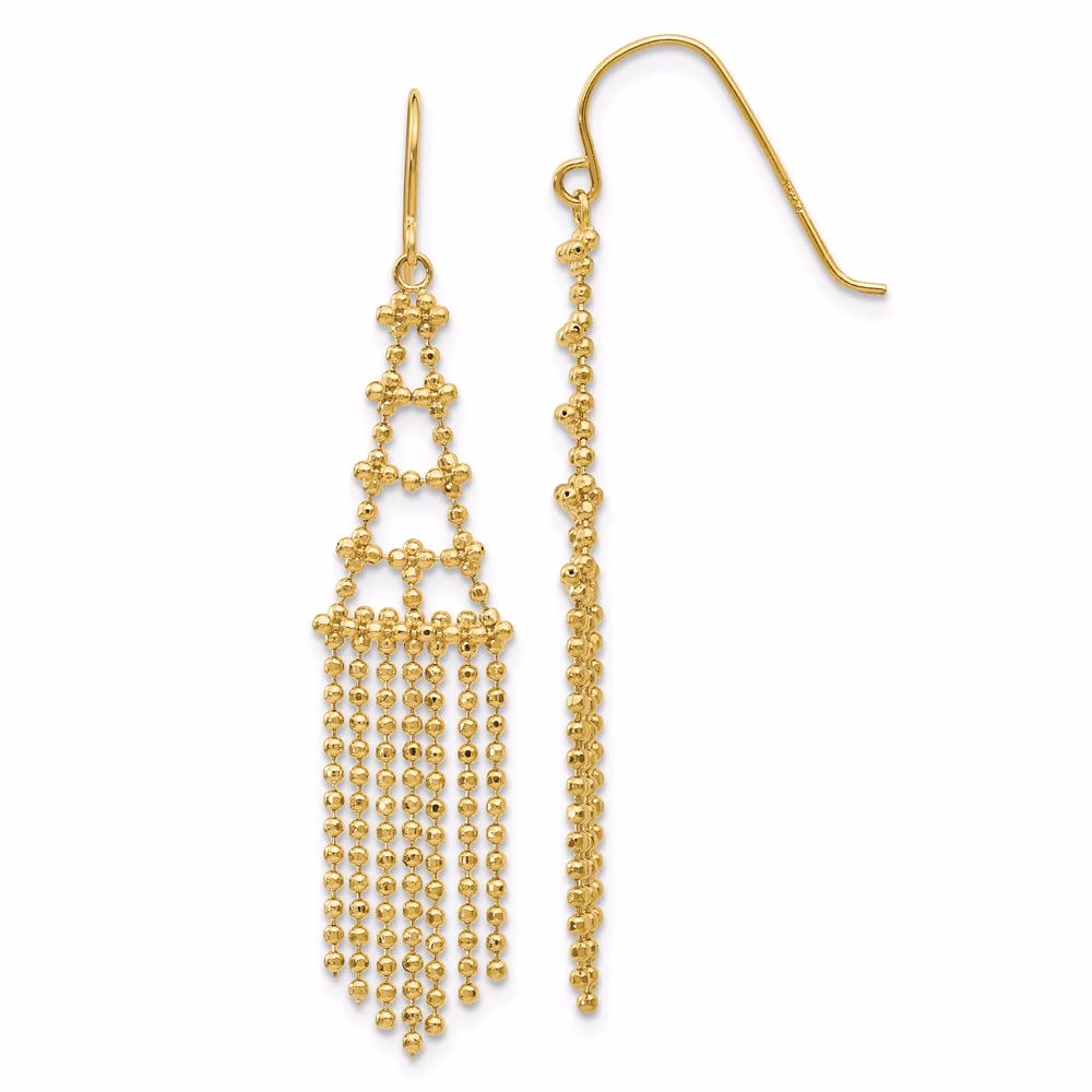 Primal Gold 14 Karat Yellow Gold Beaded Earrings