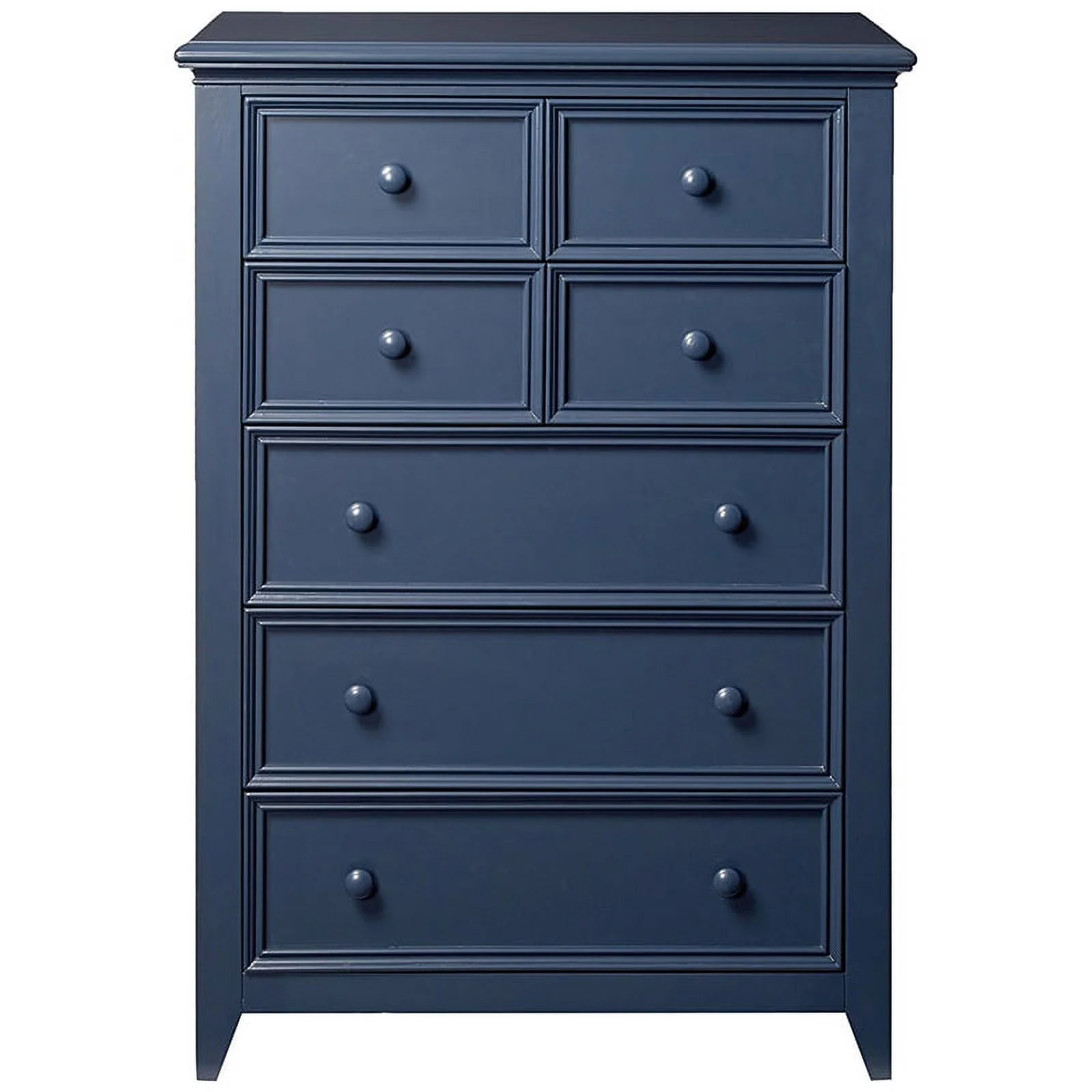 My Home Furnishings Bailey Wood 5-Drawer Chest in Williamsburg Blue