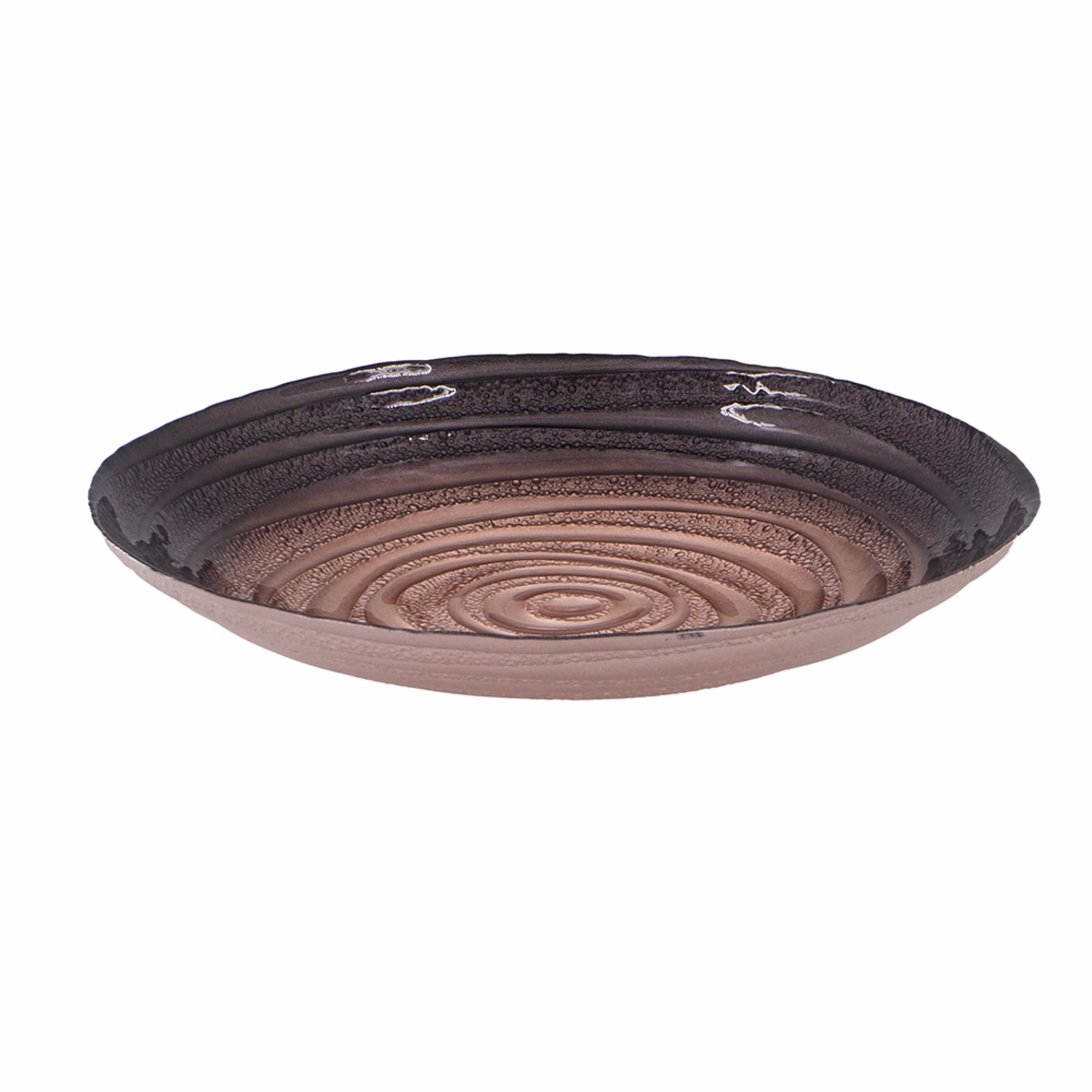 CC Home Furnishings Swirl Glass Charger - 15.75