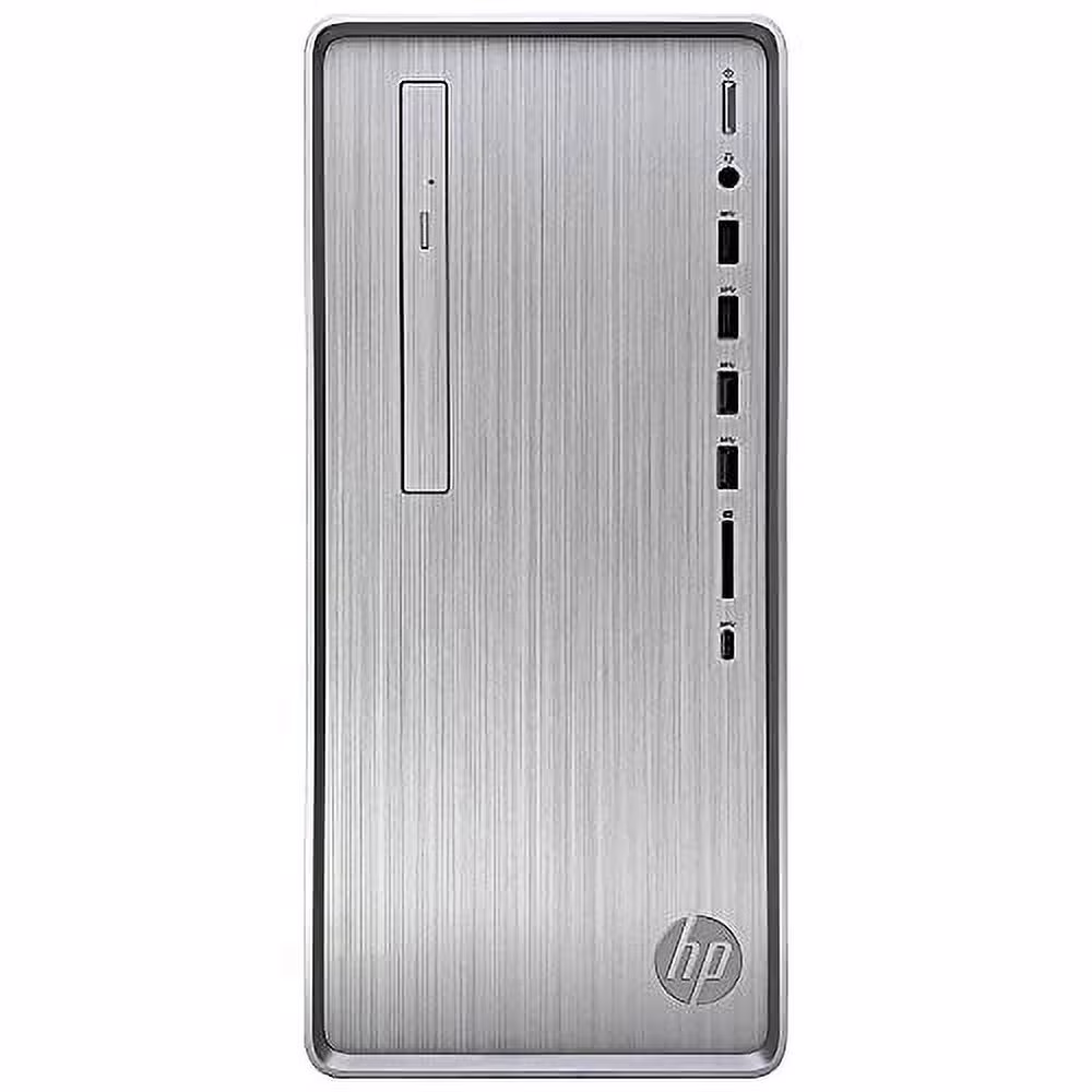 HP Pavilion TP01 Tower Desktop Computer - AMD Ryzen 5 5600G 6-Core up to 4.40 GHz Processor, 16GB DDR4 RAM, 512GB SSD + 3TB HDD, AMD Radeon Graphics, DVD-Writer, Windows 11 Home