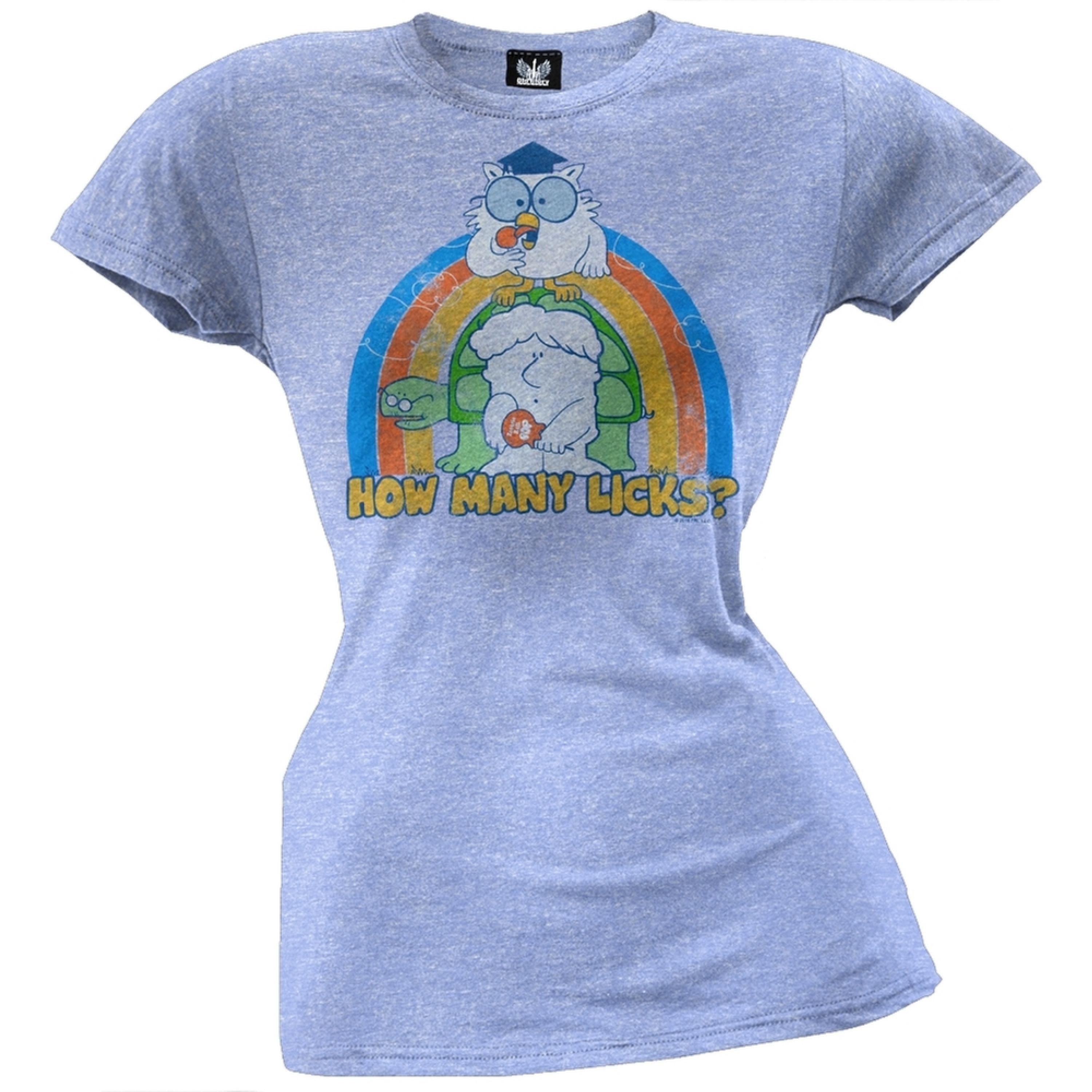 Tootsie Roll - How Many Licks Juniors T-Shirt