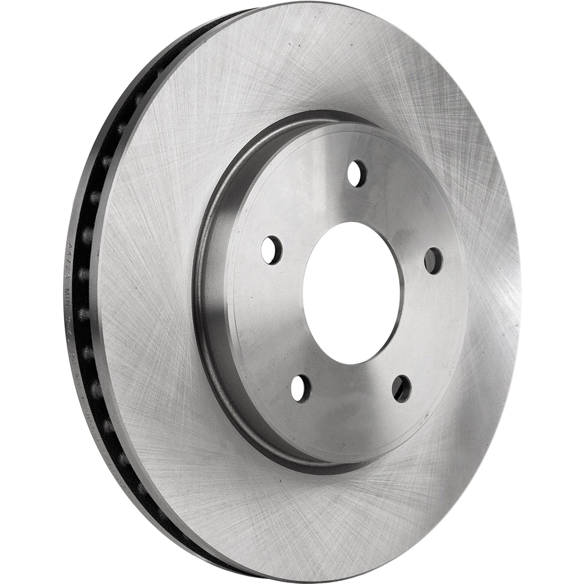 Front Side Brake Disc Plain Surface Vented Pro-Line Series fits 2011-2023 Nissan Leaf