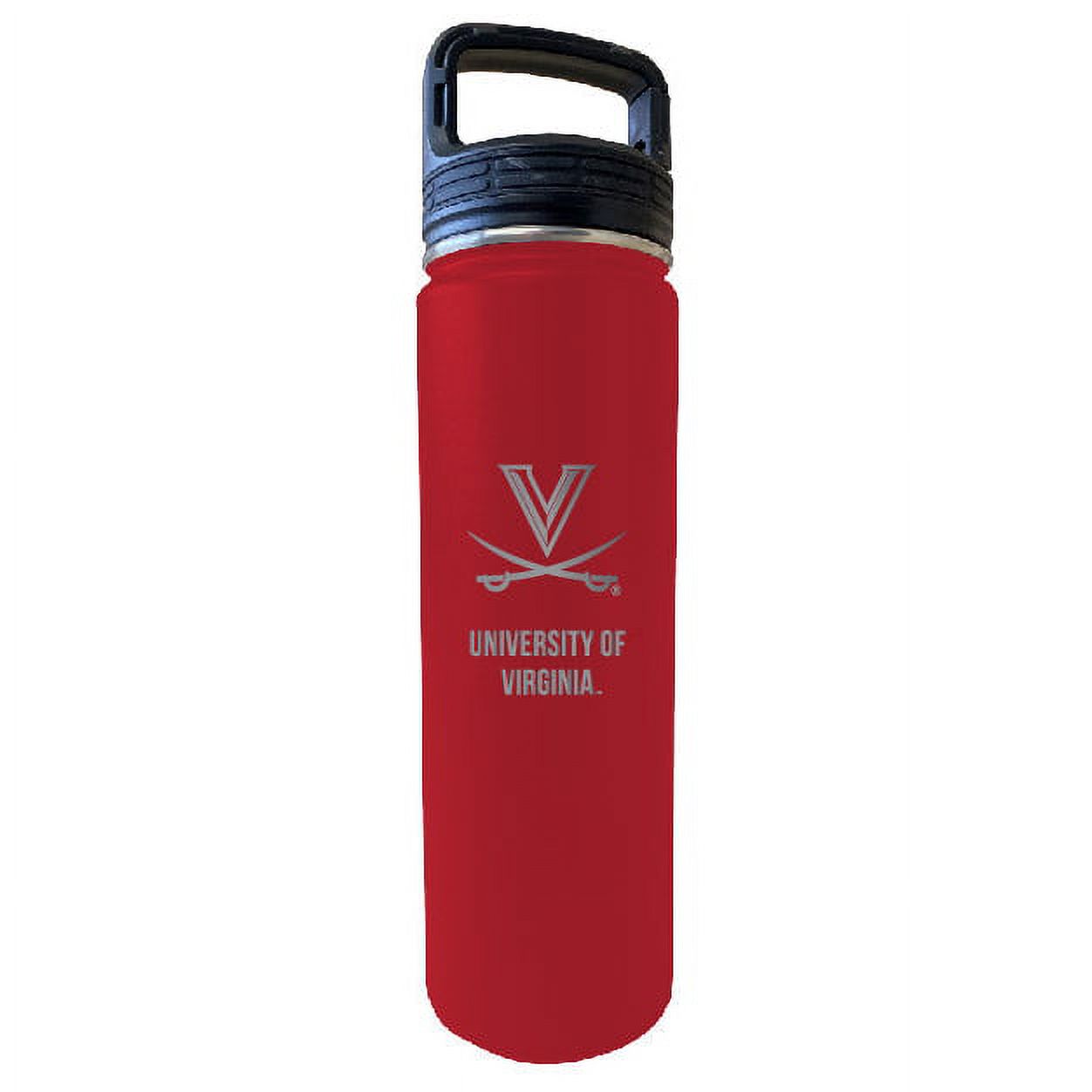 Virginia Cavaliers 32 Oz Engraved Choose Your Color Insulated Double Wall Stainless Steel Water Bottle Tumbler
