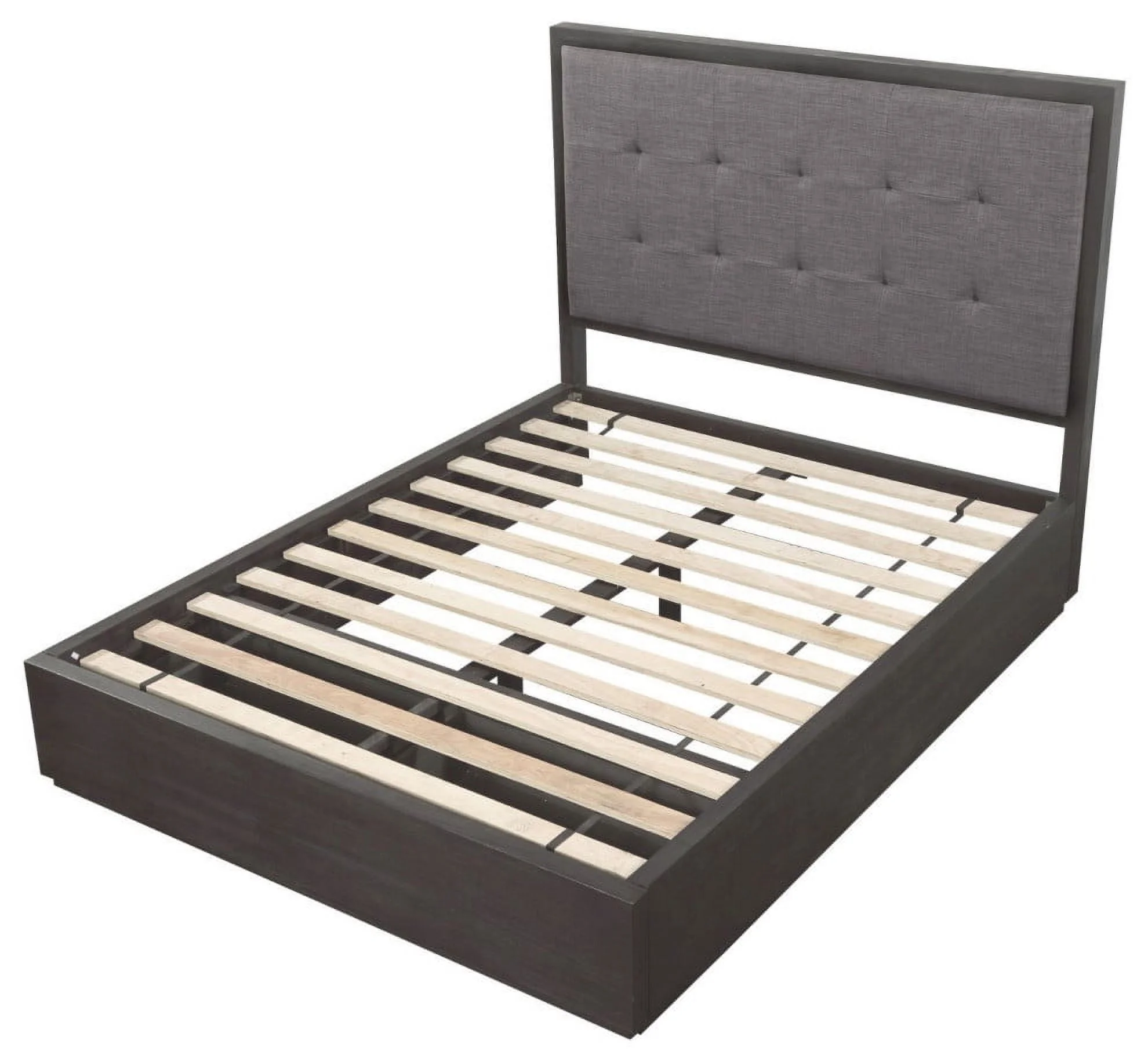 Modus Oxford 4PC King Storage Bedroom set in Basalt Grey