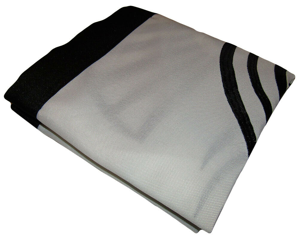 3x4 Embroidered Viking Raven White Black Heavy Duty 600D 2 Ply Nylon Flag 3'x4'
