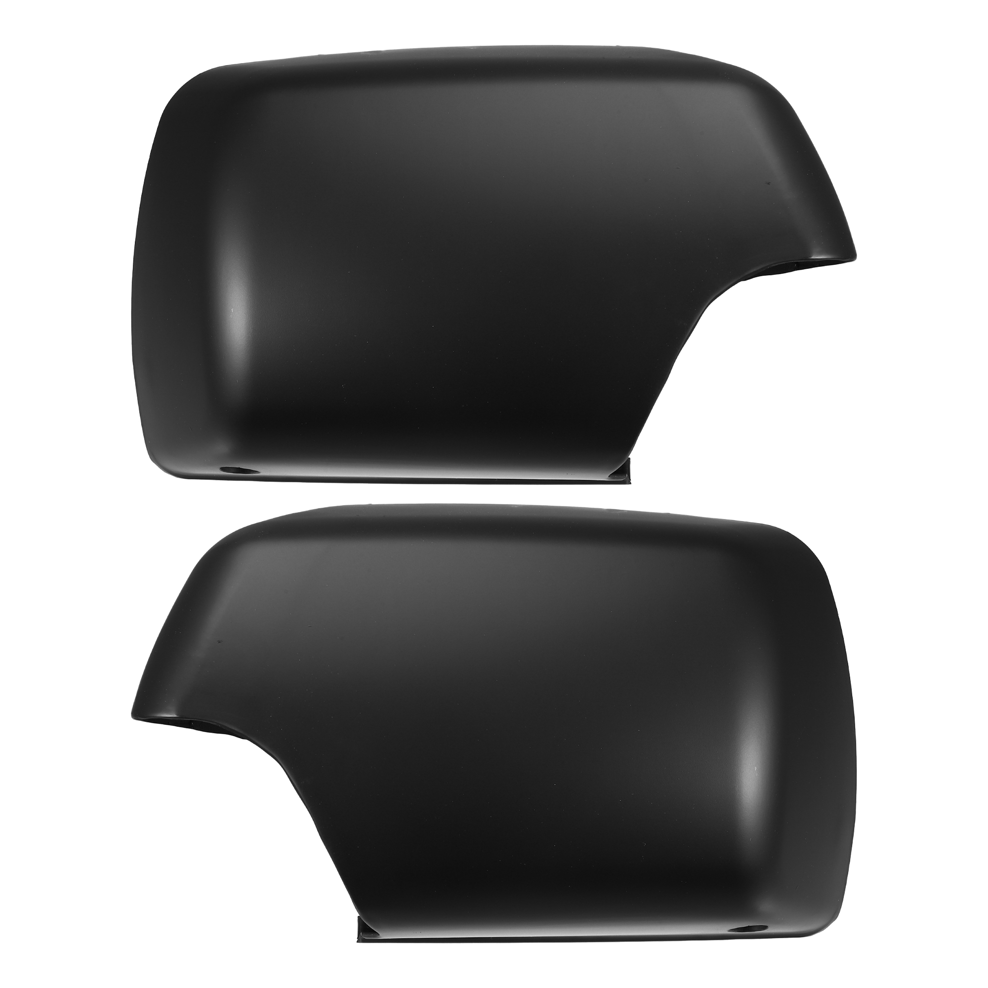 1 Pair Rearview Mirror Cover NO.51168266733/51168266734 Side Door Mirror Cap for BMW X5 2000-2006 Black