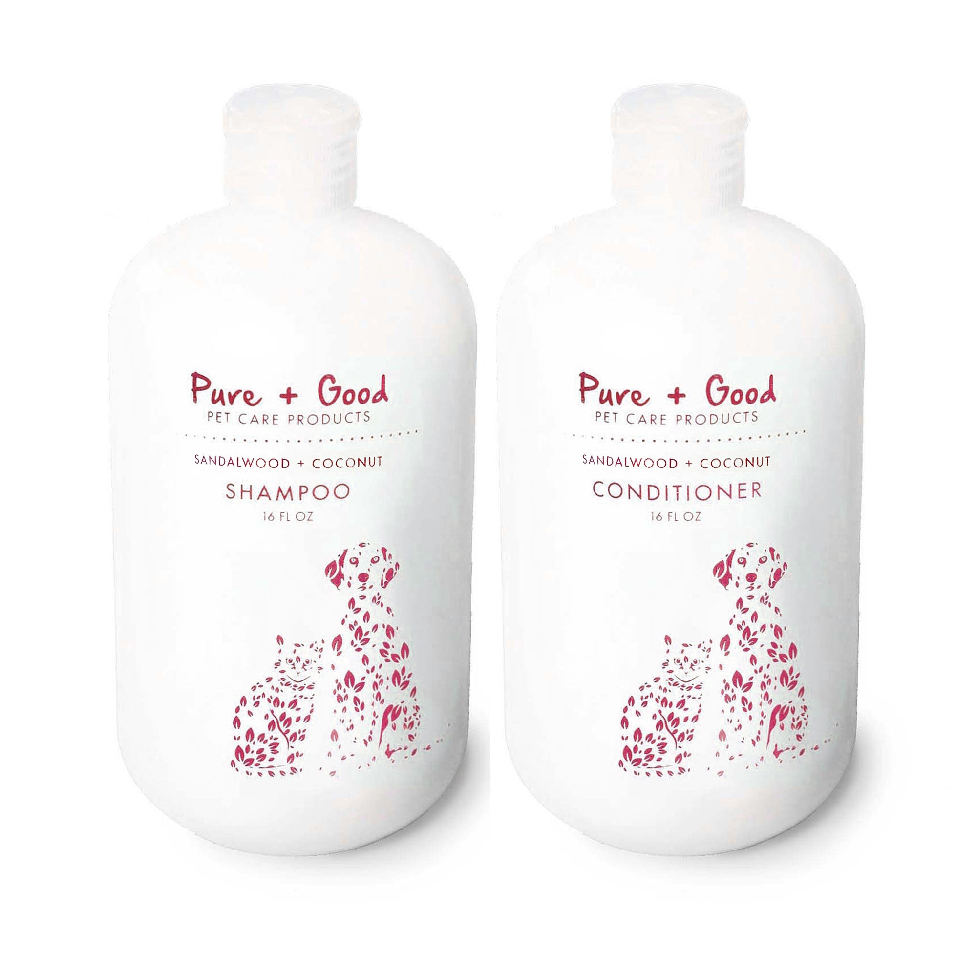 Pure + Good Pet Sandalwood + Coconut Shampoo & Conditioner set