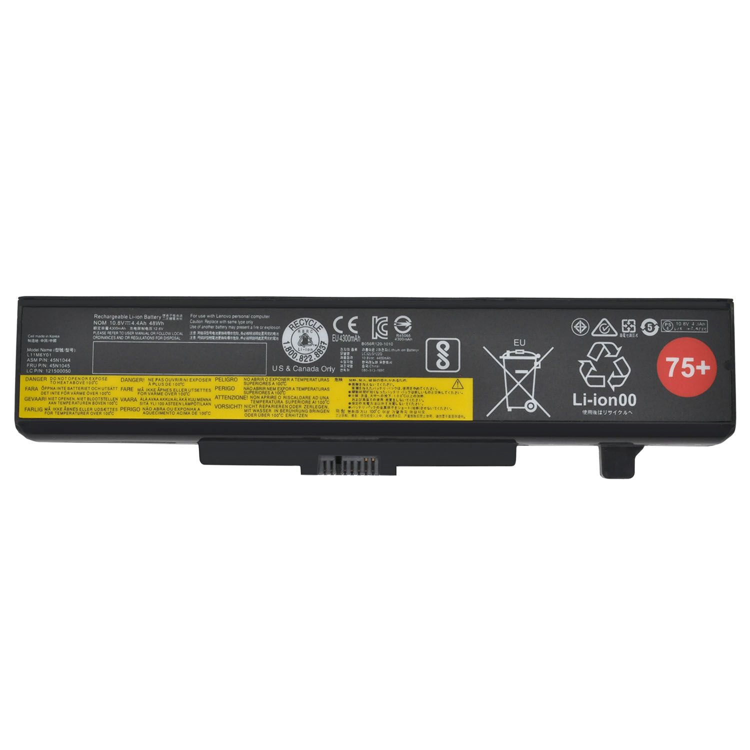 New 75+ Laptop Battery for 0A36311 Lenovo ThinkPad E430 E431 E435 E440 E445 E530 E531 E535 E540 E545 B590 ; P/N: 45N1048 45N1049 45N1043 45N1042