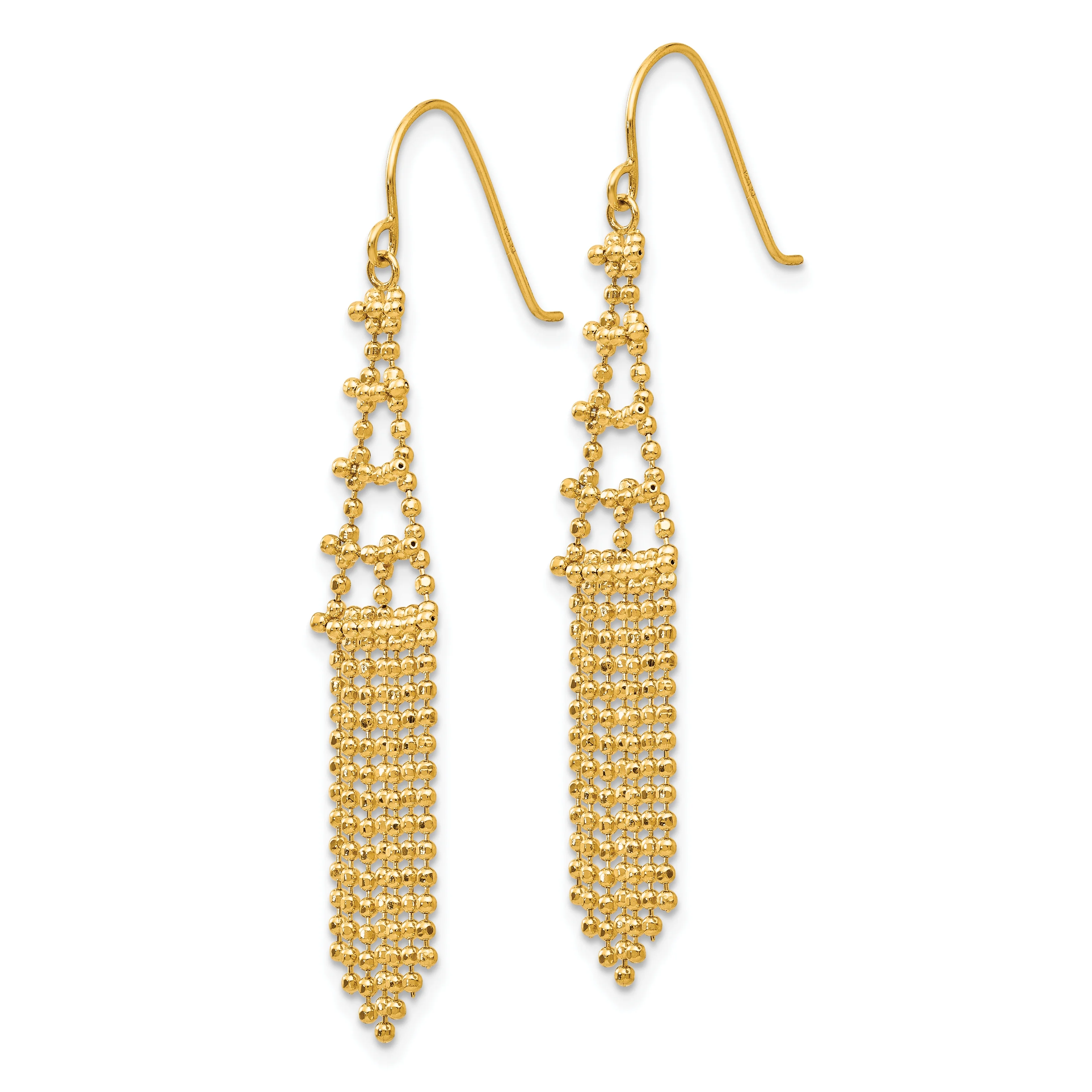 Primal Gold 14 Karat Yellow Gold Beaded Earrings