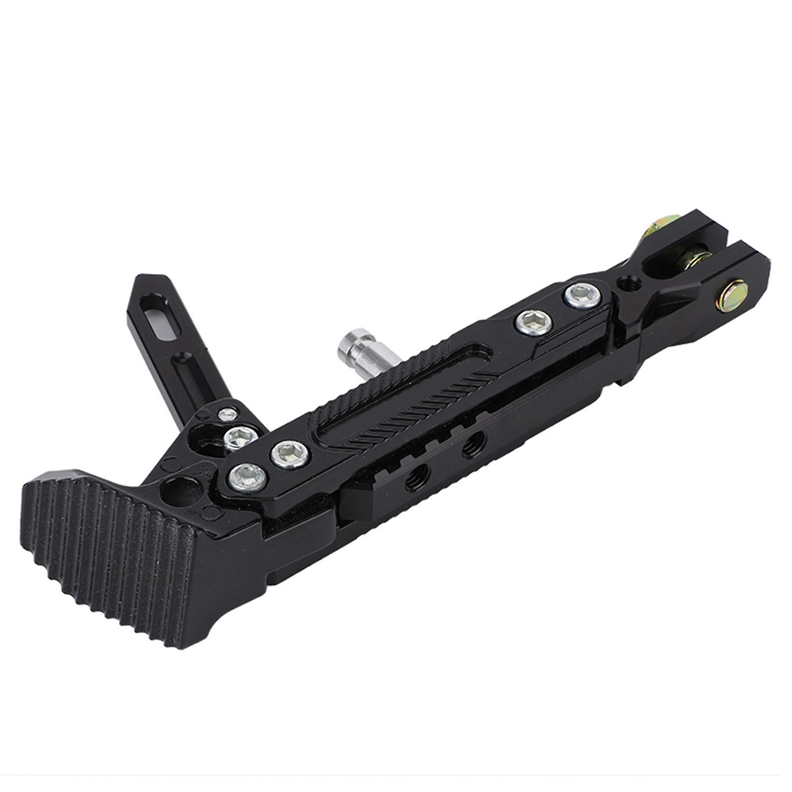 Motorcycle Universal Aluminum Alloy Adjustable Kickstand Foot Side Stand Tripod Holder