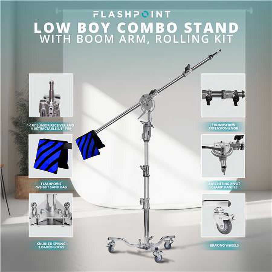 Flashpoint 3.8' Lowboy Steel Stand, with 86